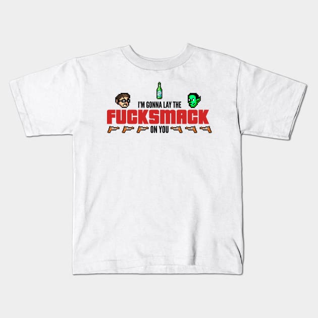 AVGN - FuckSmack Kids T-Shirt by seventhirtytwo